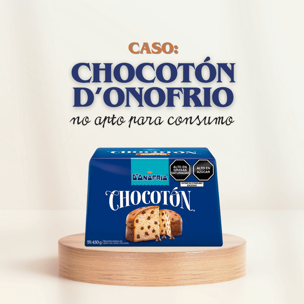 Caso: Chocotón D’onofrio, No Apto para Consumo