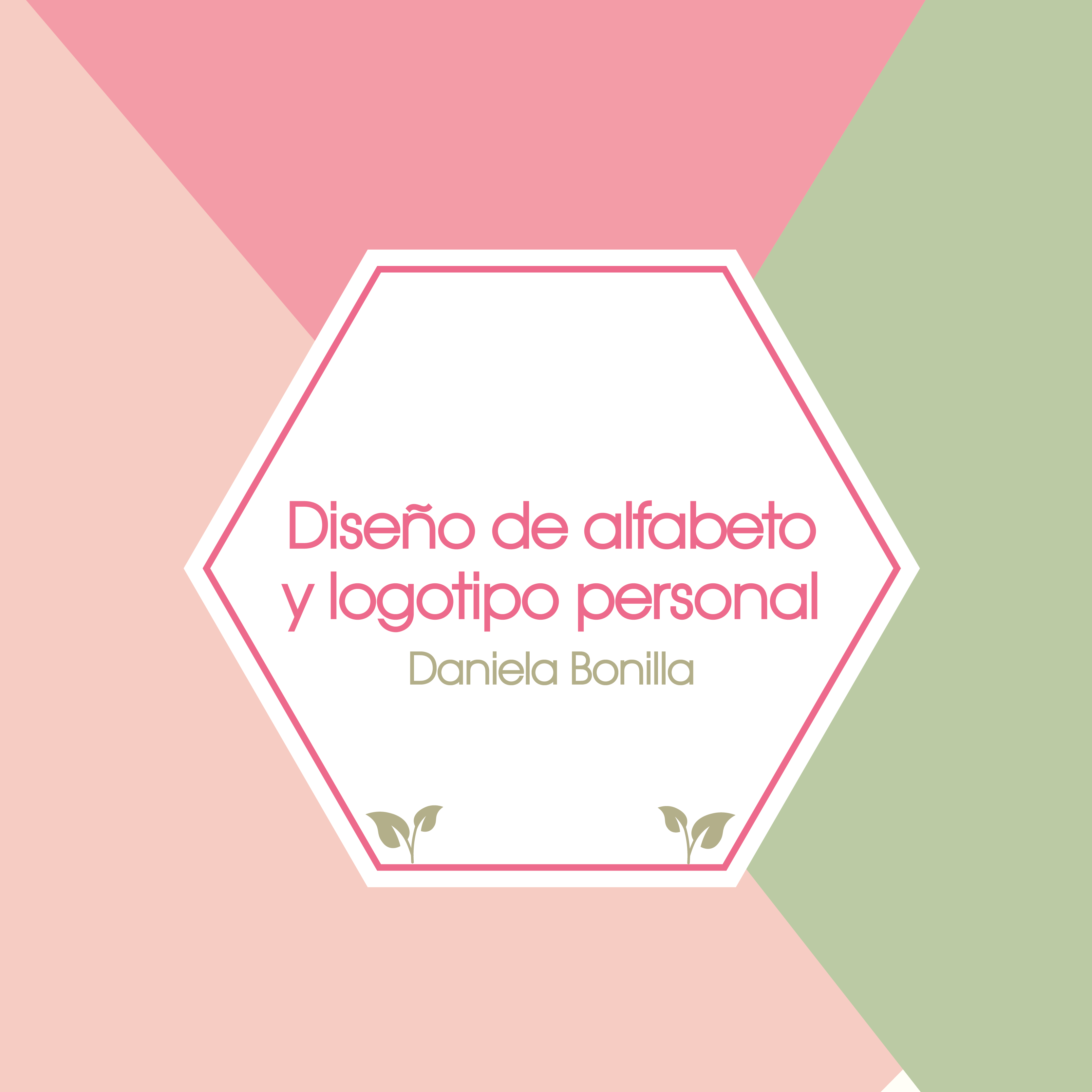 Daniela Bonilla: Alfabeto y logotipo personal
