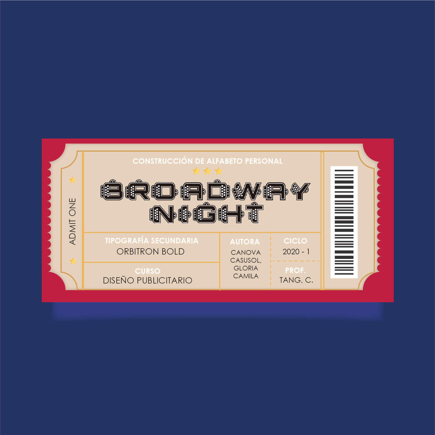 Alfabeto y logotipo personal