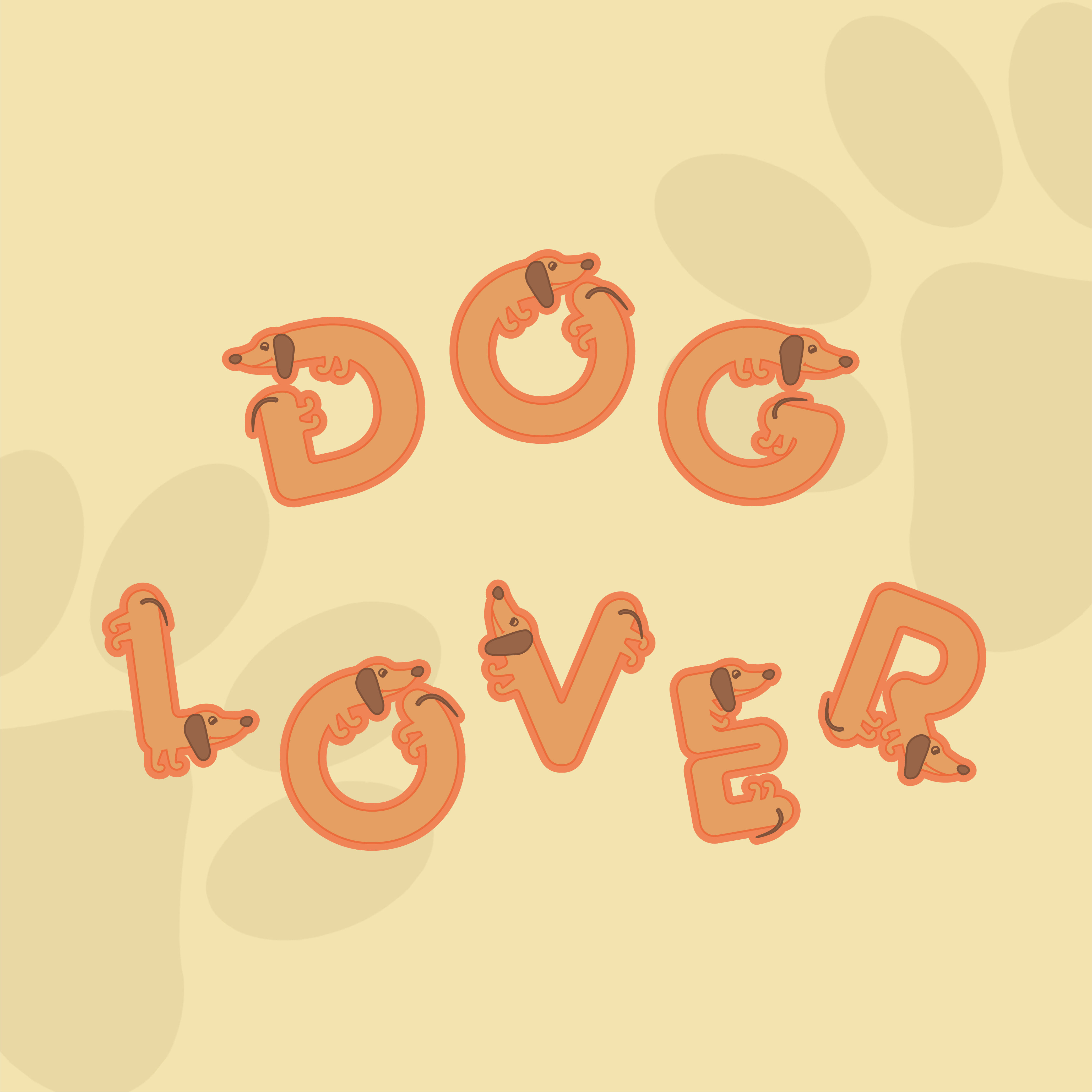 Alfabeto y Logo: Dog Lover