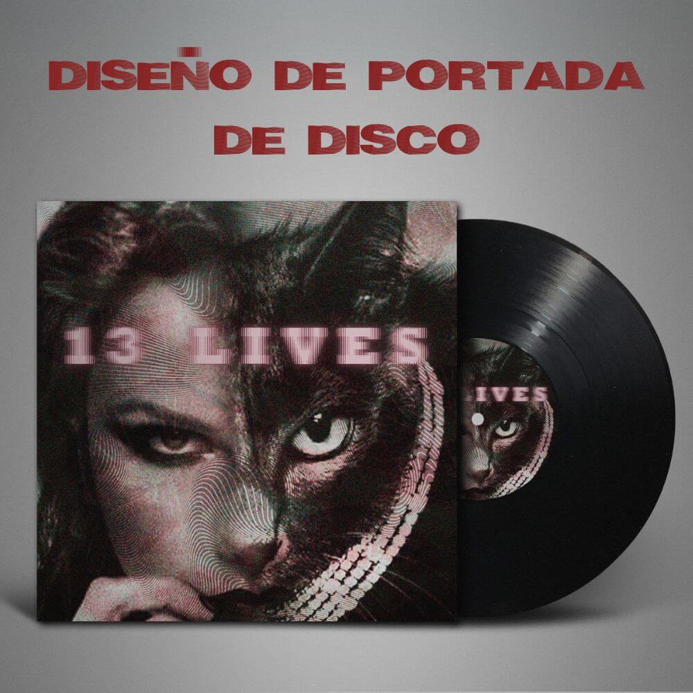 13 Lives- Diseño de portada de disco