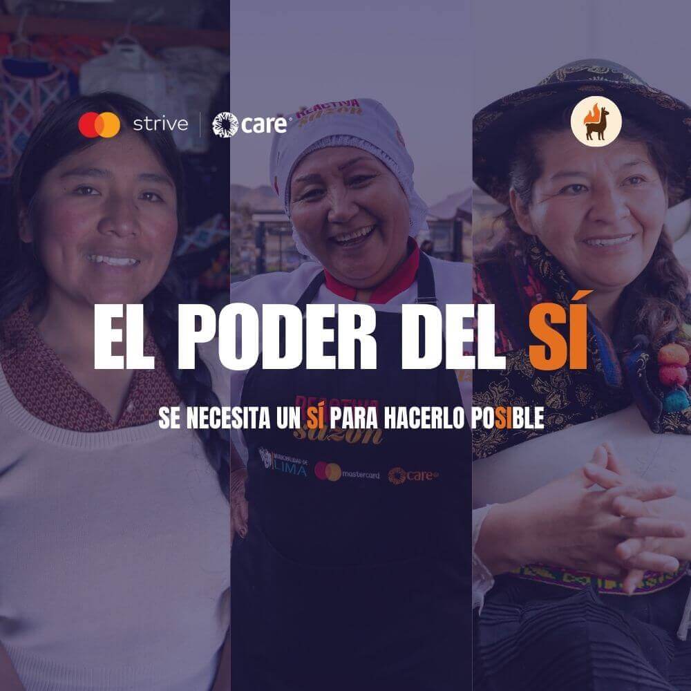 Campaña para CARE Strive Women "El poder del sí"