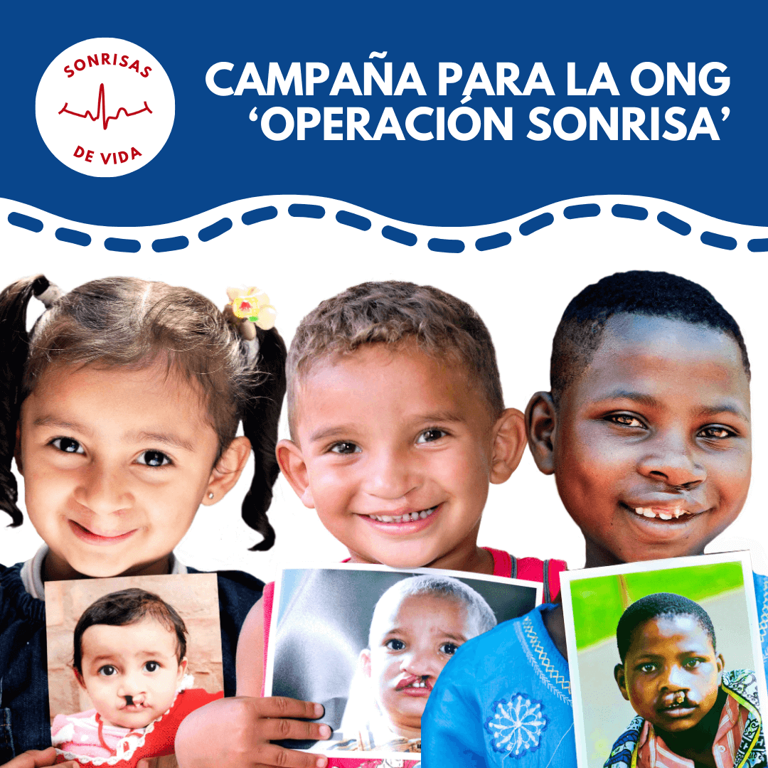 Campaña para la ONG 'Operación Sonrisa'
